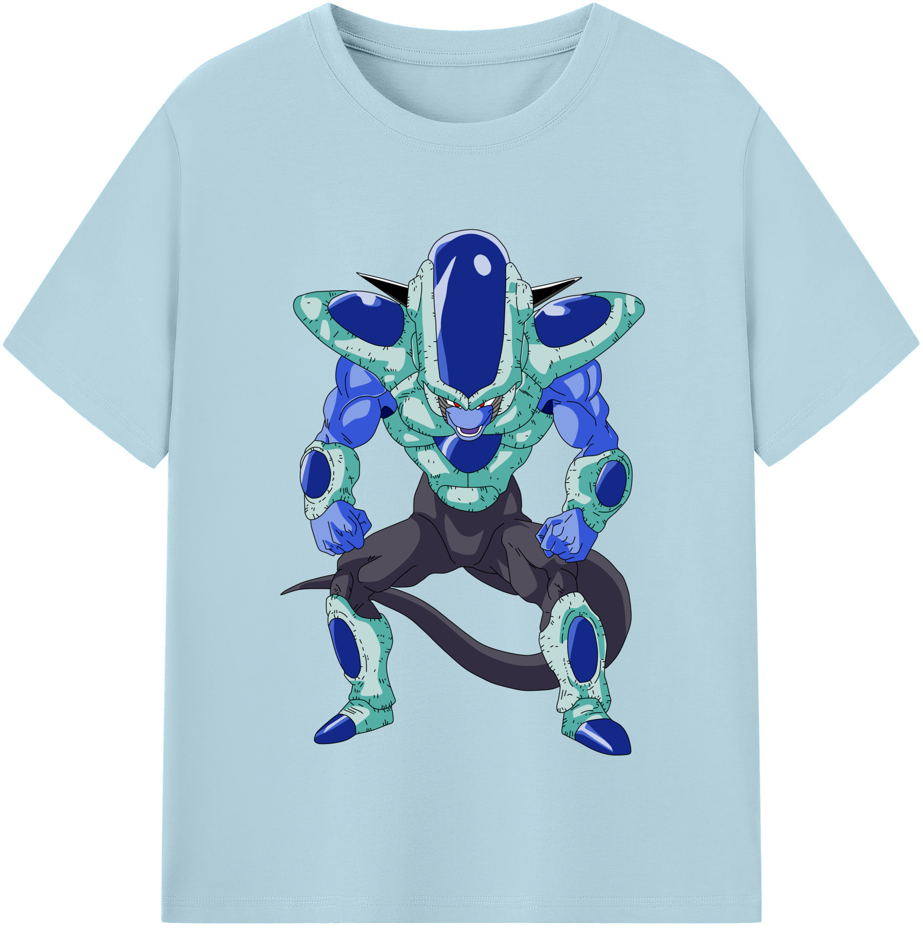 （画像用） ドラゴンボール フリーザ DRAGON BALL Frieza 綿100％半袖Tシャツ（フロントプリント）
